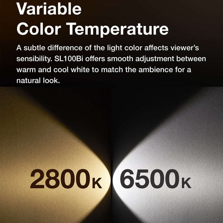 Godox SL100BI 100W 2800-6500K LED Light Studio Continuous Photo Video Light(EU Plug)