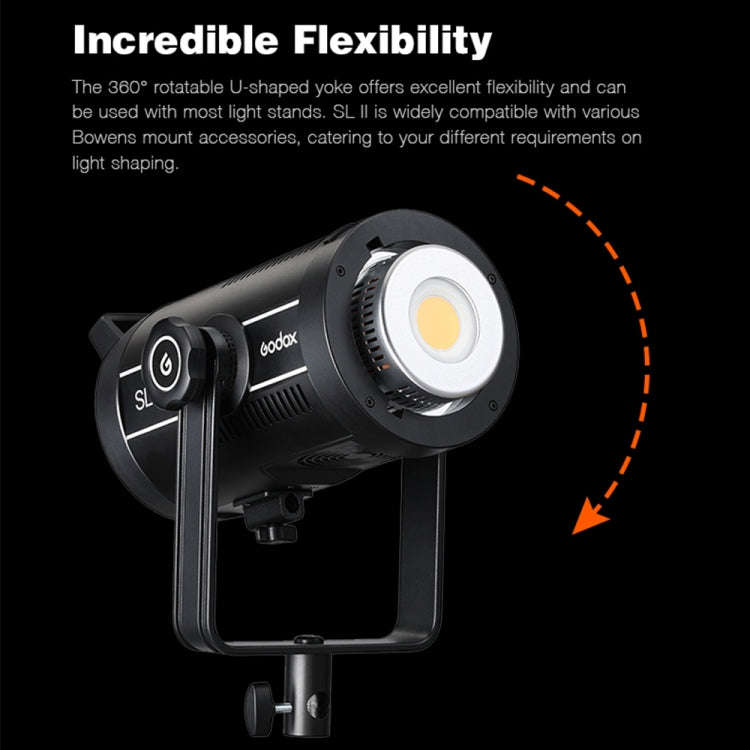Godox SL150II 150W 5600K Daylight-balanced LED Light Studio Continuous Photo Video Light(EU Plug)