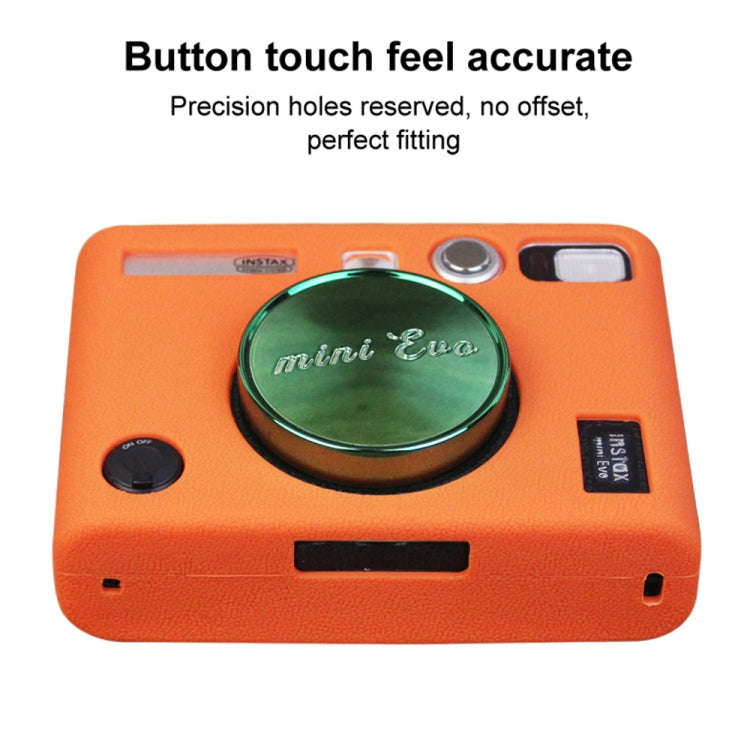 Soft Silicone Protective Case for FUJIFILM instax mini Evo (Orange)