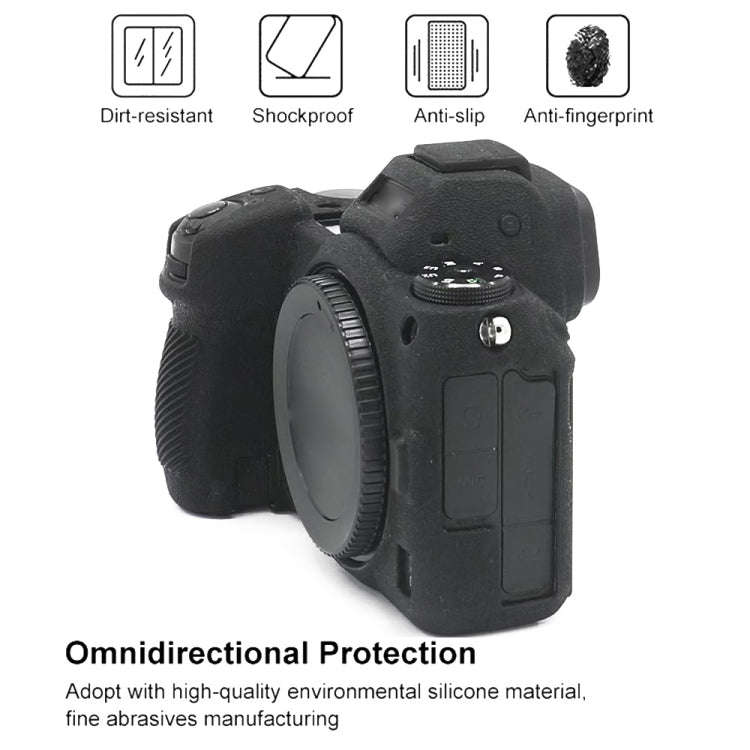 For Nikon Z7 II Soft Silicone Protective Case (Camouflage)