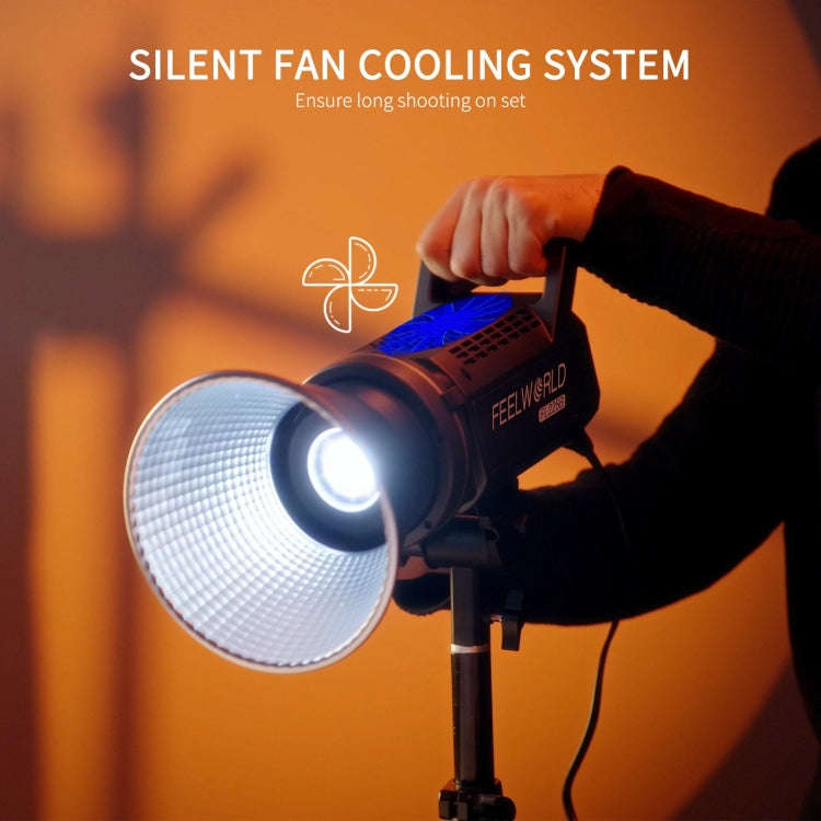 FEELWORLD FL225B 225W Bi-color Point Source Video Light, Bluetooth APP Control (US Plug)