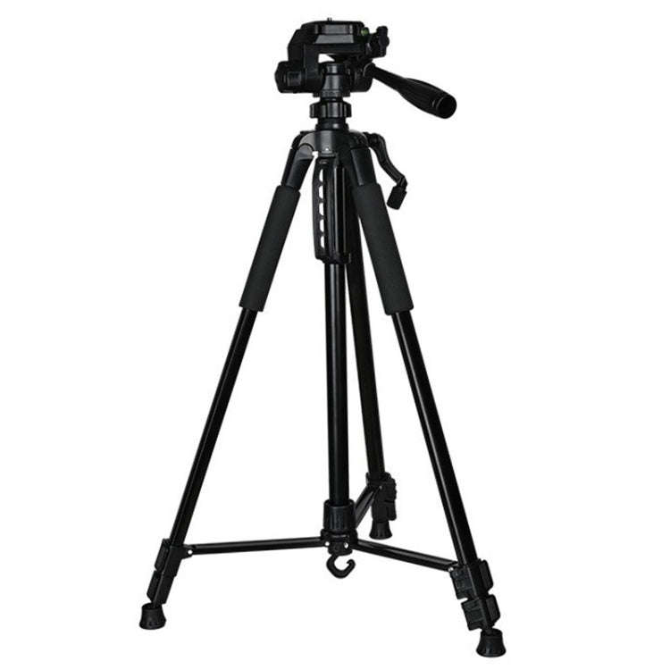 3366 Quality 1.7m Portable Phone Live Selfie Tripod DV SLR Camera Stand (Black)