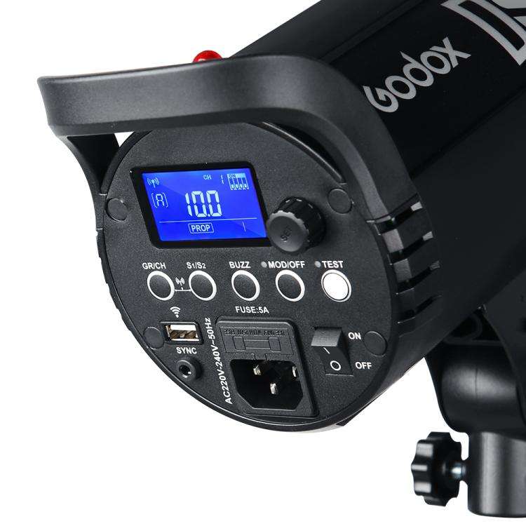 Godox DS300II 300Ws Studio Flash Light Strobe Lamp Head Bowens Mount Speedlight (EU Plug)