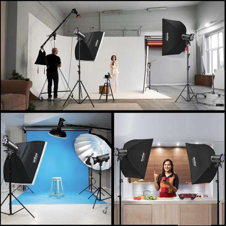 Godox SK300II-V Studio Flash Photo Light 300Ws Bowens Mount Monolight Light (EU Plug)