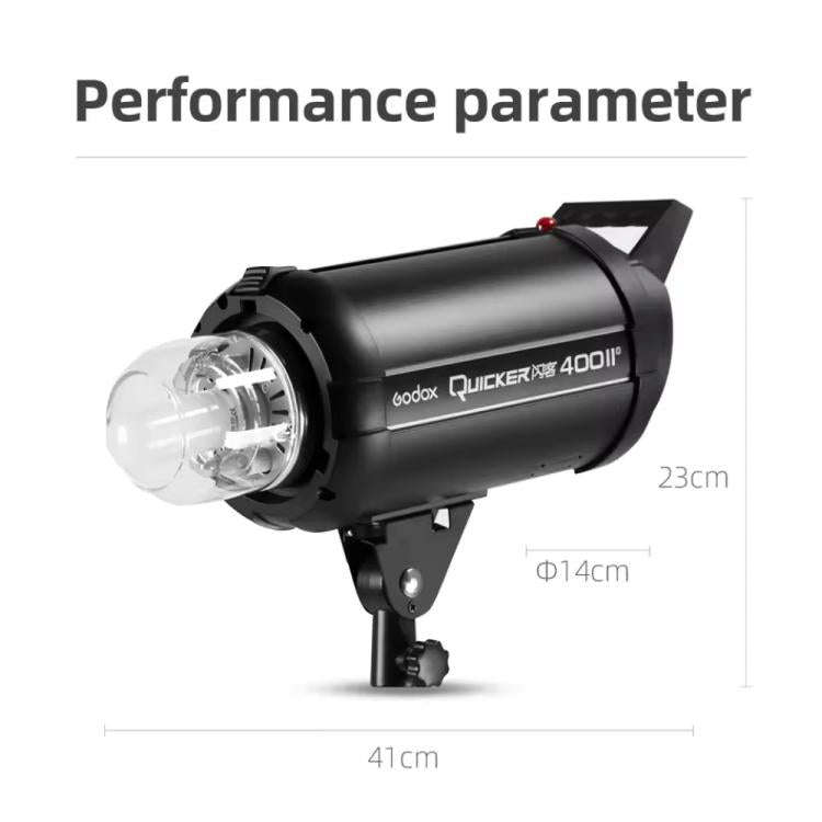 Godox Quicker 400IIM Studio Flash Light 400Ws Bowens Mount Strobe Flash (UK Plug)