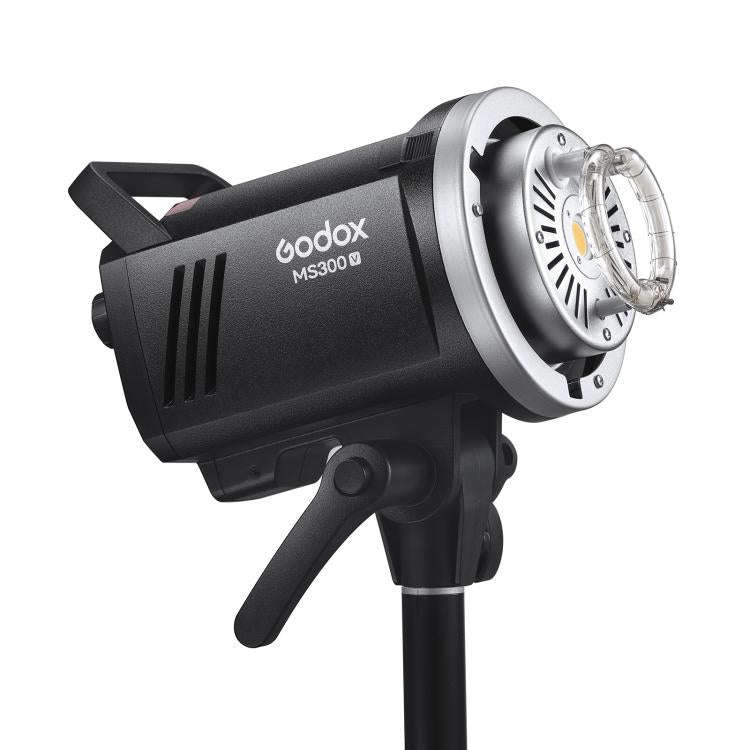 Godox MS300-V Studio Flash Light 300Ws Bowens Mount Strobe Light with Lamp Cover (EU Plug)