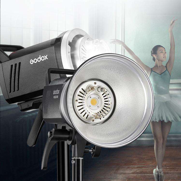 Godox MS300-V Studio Flash Light 300Ws Bowens Mount Strobe Light with Lamp Cover (EU Plug)