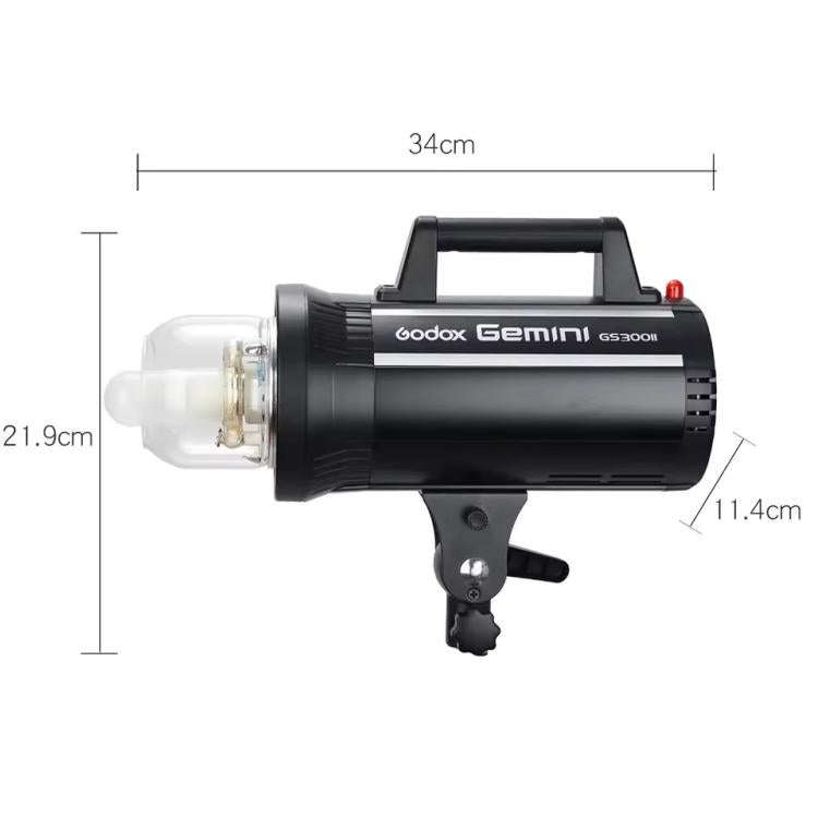 Godox Gemini GS300II Studio Flash Light 300Ws Bowens Mount Strobe Flash (UK Plug)