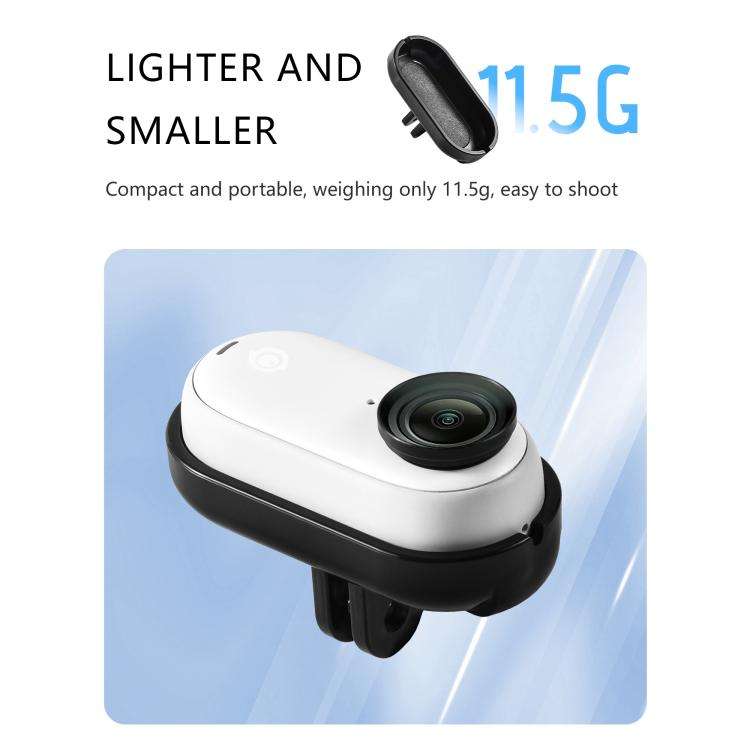 For Insta360 GO 3S / GO 3 STARTRC Quick Release Expansion Adapter Magnetic Fixed Base Mount (Black)