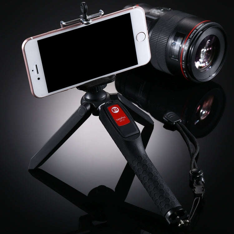 Letspro LY-11 3 in 1 Handheld Tripod Self-portrait Monopod Extendable Selfie Stick with Remote Sh...