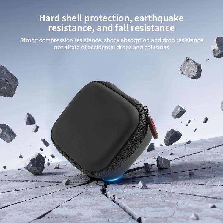 For Insta360 Link 2 / 2C / 2 Pro STARTRC Mini Portable Body Diamond Texture PU Storage Bag (Black)