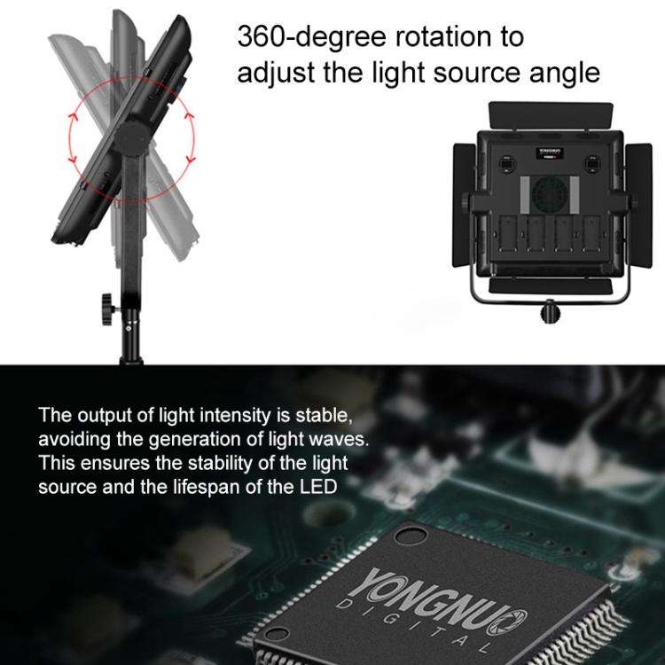 YONGNUO YN900 II 900pcs LED Illumination Dimming Studio 3200-5600K Video Light