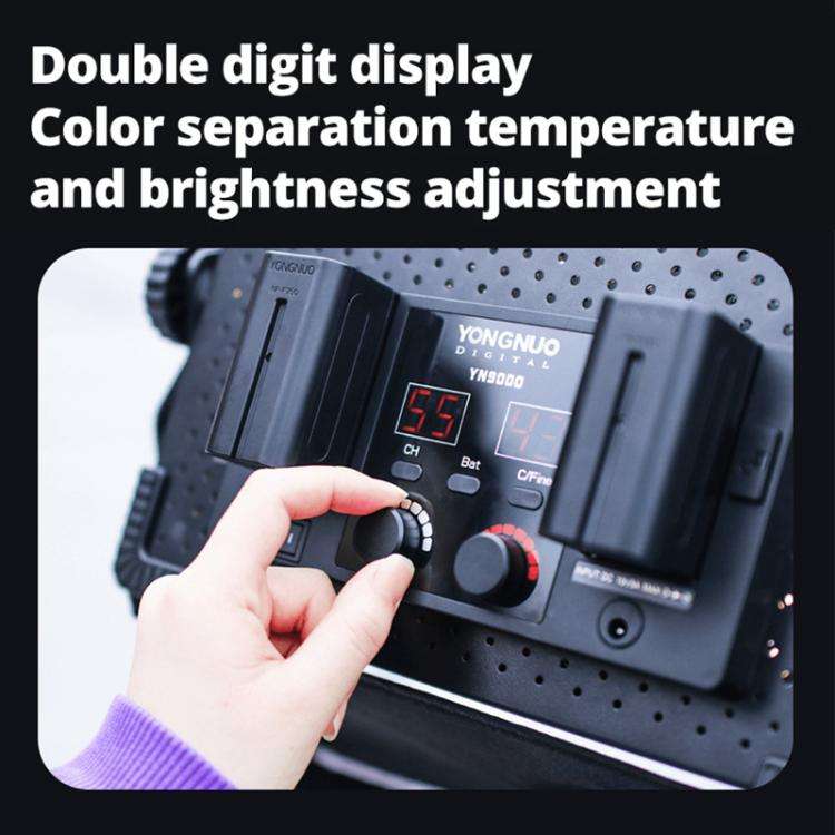 YONGNUO YN9000 900pcs LED Illumination Dimming Studio 3200-5600K Video Light