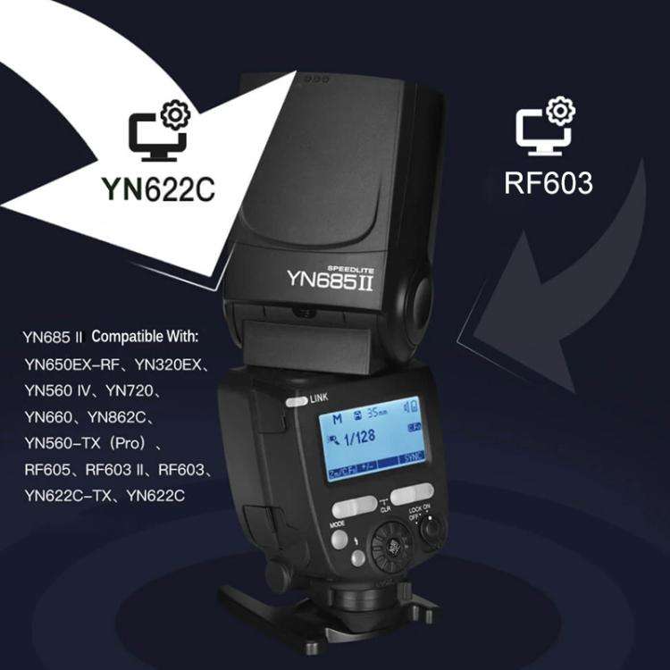 YONGNUO YN685 II/C TTL Flash Speedlite For Canon (Black)