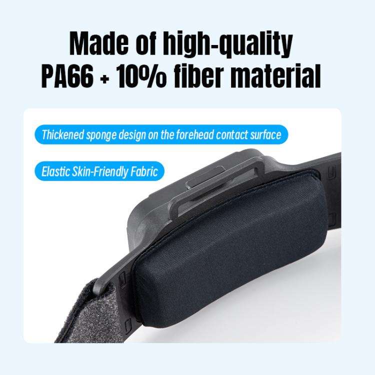 STARTRC Adjustable Head Strap Magnetic Eco-friendly Vlog POV Mount Belt for GoPro, Insta360, DJI ...