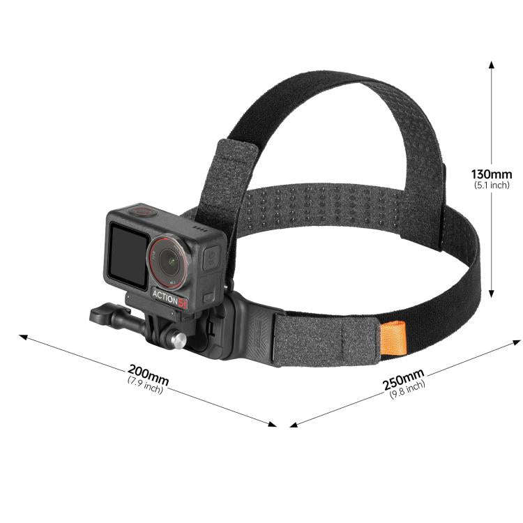 STARTRC Adjustable Head Strap Magnetic Eco-friendly Vlog POV Mount Belt for GoPro, Insta360, DJI ...