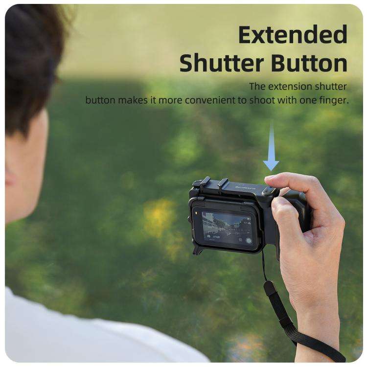 Sunnylife Street Photography Handle Ergonomic Hand Grip Quick Release Shutter Handle for Insta360...