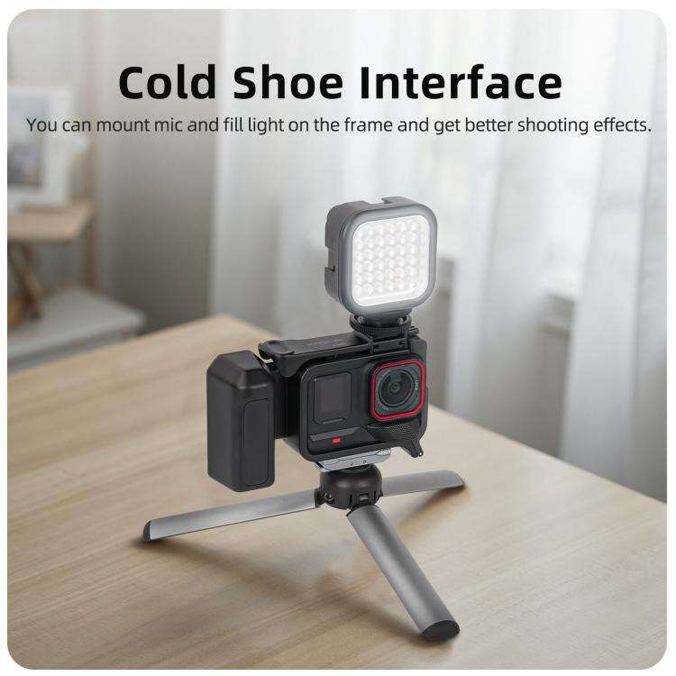 Sunnylife Street Photography Handle Ergonomic Hand Grip Quick Release Shutter Handle for Insta360...