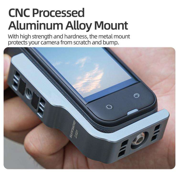 For Insta360 X5 / X4 Sunnylife L-Type Vertical-Horizontal Magnetic Mount with DZ015 Magnetic Adap...