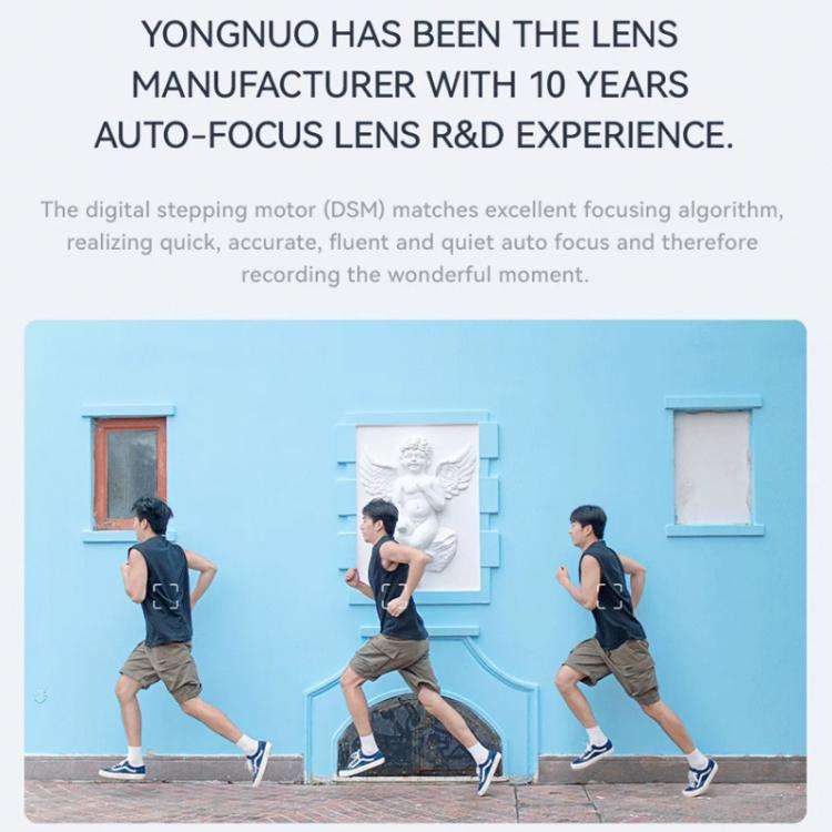 YONGNUO YN33mm F1.4S DA DSM WL Pro APS-C Frame Lens with Remote Control for Sony E-mount (Black)