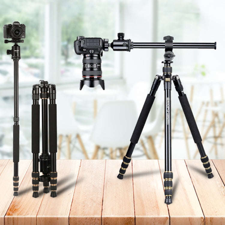 TRIOPO 652 Horizontal Arm Tripod Mount Quick Release Center Column Boom Bracket with Tripod Ball-...