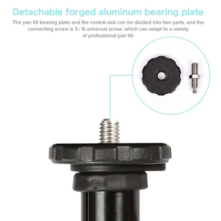 TRIOPO 652 Horizontal Arm Tripod Mount Quick Release Center Column Boom Bracket with Tripod Ball-...