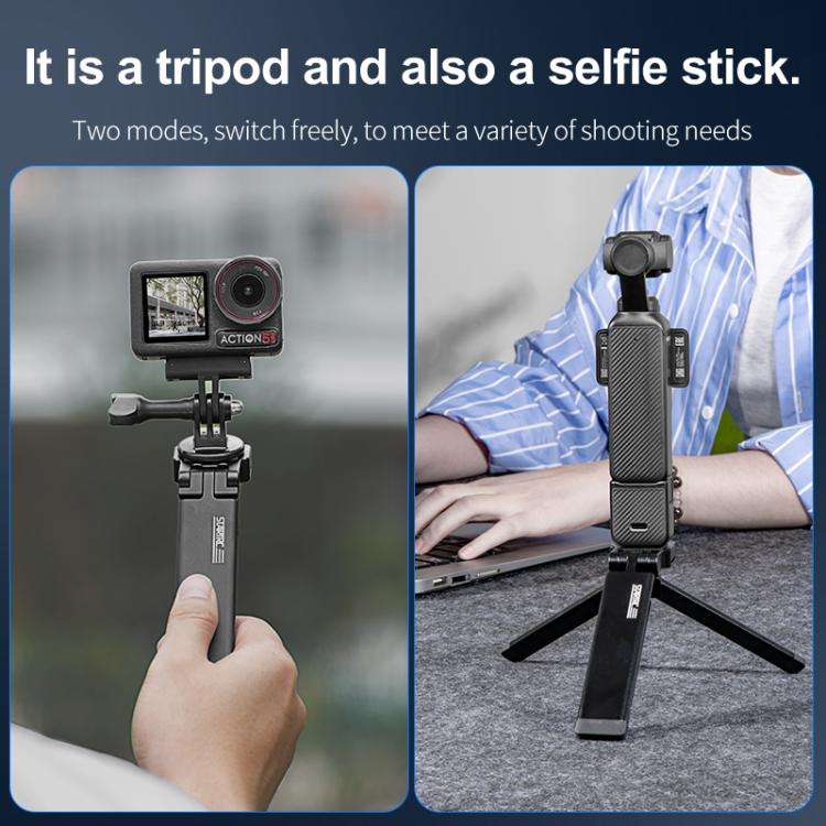 STARTRC Pocket-Size Foldable Magnetic Tripod for GoPro, DJI, Insta360 Action Cameras, DJI Pocket ...