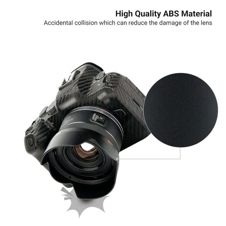 ES-65BII Lens Hood Shade for Canon RF 50mm F1.8 STM Lens