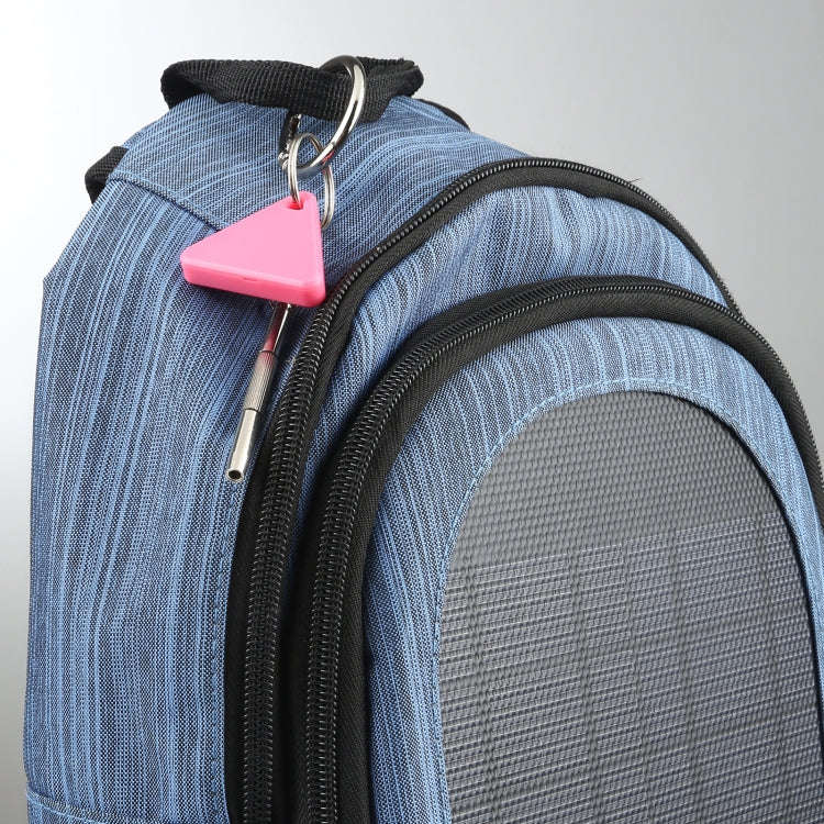 HCX003 Triangle Two-way Smart Bluetooth Anti-lost Keychain Finder (Pink)