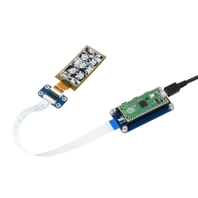 Waveshare 2.13 inch 212 x 104 Pixel Black / White Flexible E-Paper E-Ink Display Module for Raspb...