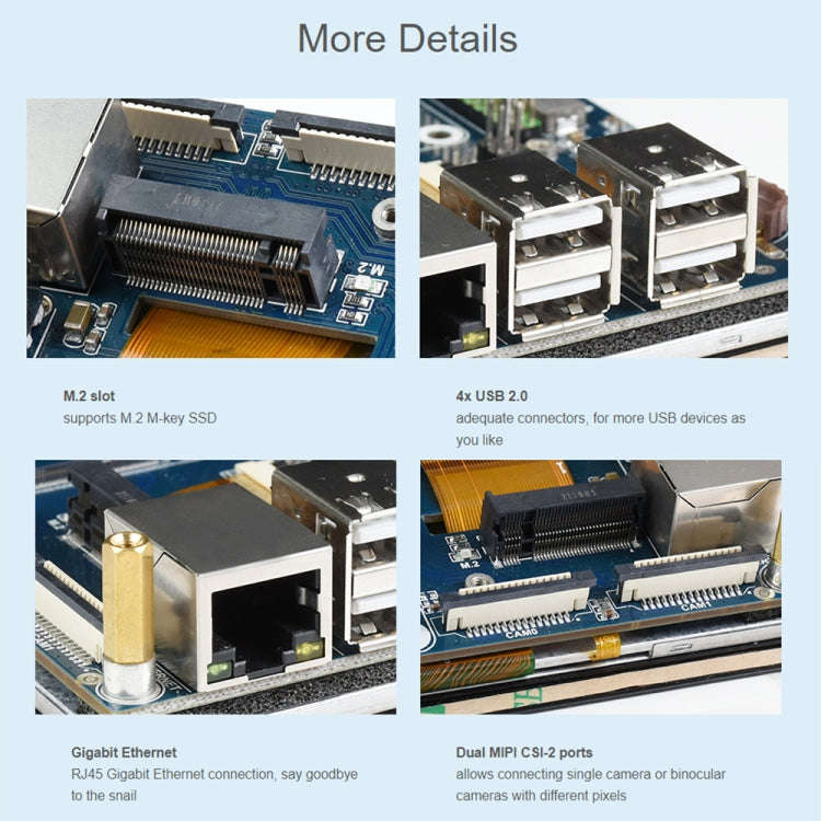 WAVESHARE 5 inch Touch Screen Expansion for Raspberry Pi CM4, PoE Header, Gigabit Ethernet, 4K Ou...
