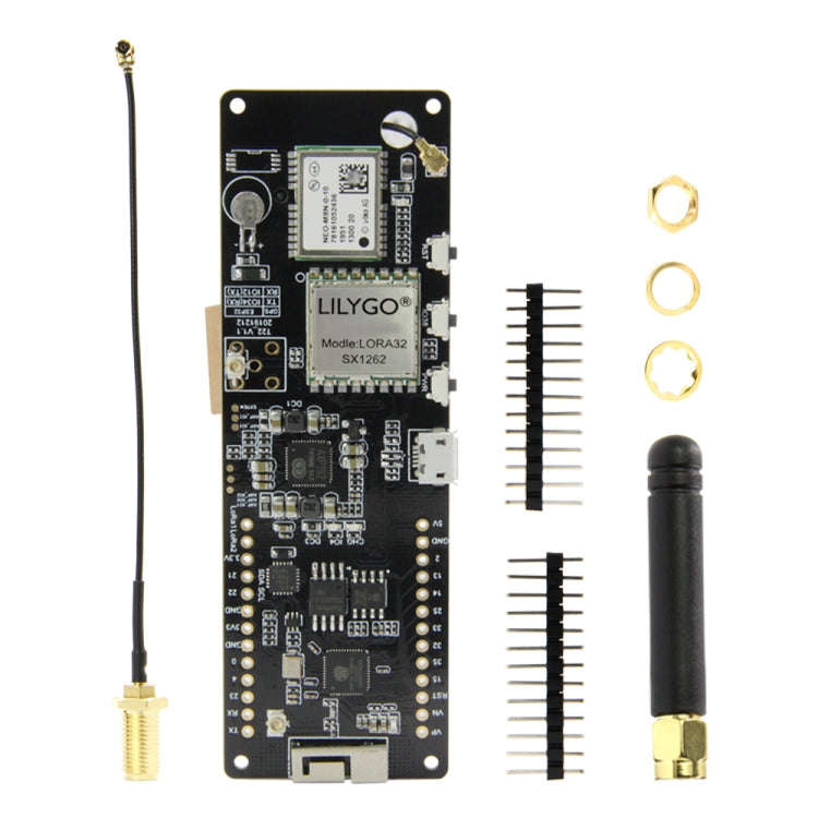 TTGO T-Beam ESP32 Bluetooth WiFi Module 433MHz GPS NEO-M8N LORA 32 Module with Antenna & 18650 Ba...