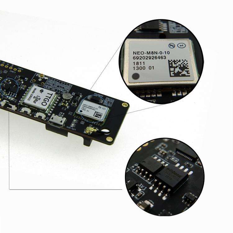 TTGO T-Beam ESP32 Bluetooth WiFi Module 868MHz GPS NEO-M8N LORA 32 Module with Antenna & 18650 Ba...