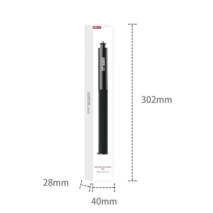STARTRC 1.3m Handheld Extendable Pole Monopod for DJI, Insta360, GoPro and Other Action Cameras(B...