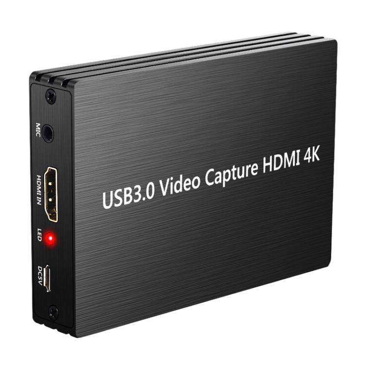 NK-S300 USB 3.0 HDMI 4K HD Video Capture Card Device (Black)