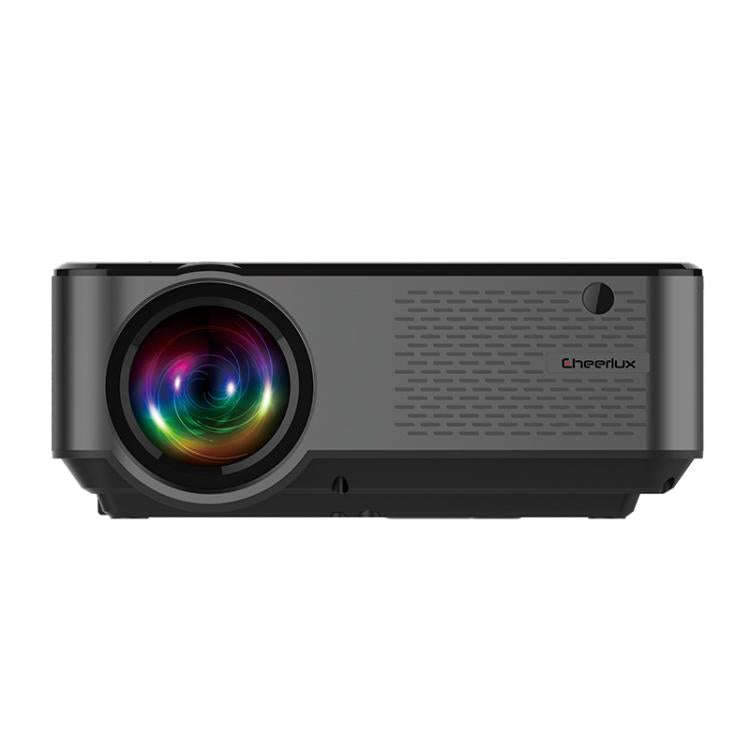 Cheerlux C9 1280x720 720P HD Smart Projector, Support HDMI x 2 / USB x 2 / VGA / AV (Black Grey)