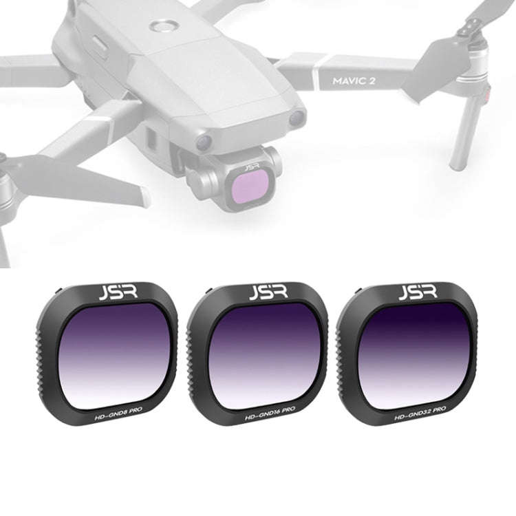 JSR Drone 3 in 1 Gradient GND8+GND16+GND32 Lens Filter for DJI MAVIC 2 Pro