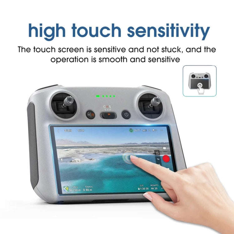 For DJI Mini 3 Pro Remote Control Explosion-proof Tempered Glass Screen Film