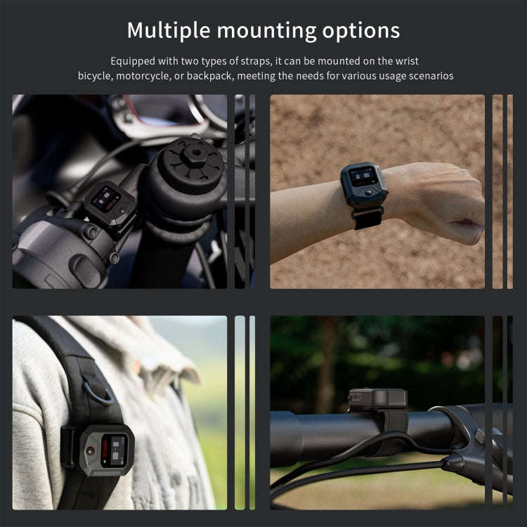 For DJI Osmo Action 6 / 5 Pro / 4 GPS Bluetooth Remote Control (Black)