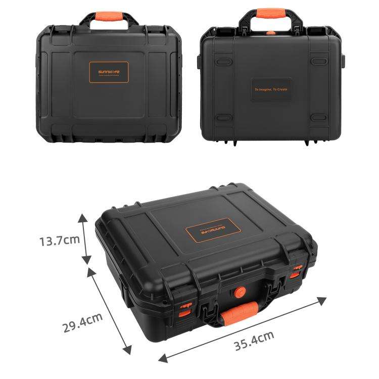 For DJI Mini 5 Pro Sunnylife Safety Hard Travel Bag Large Capacity Waterproof Shock-proof Box (Bl...