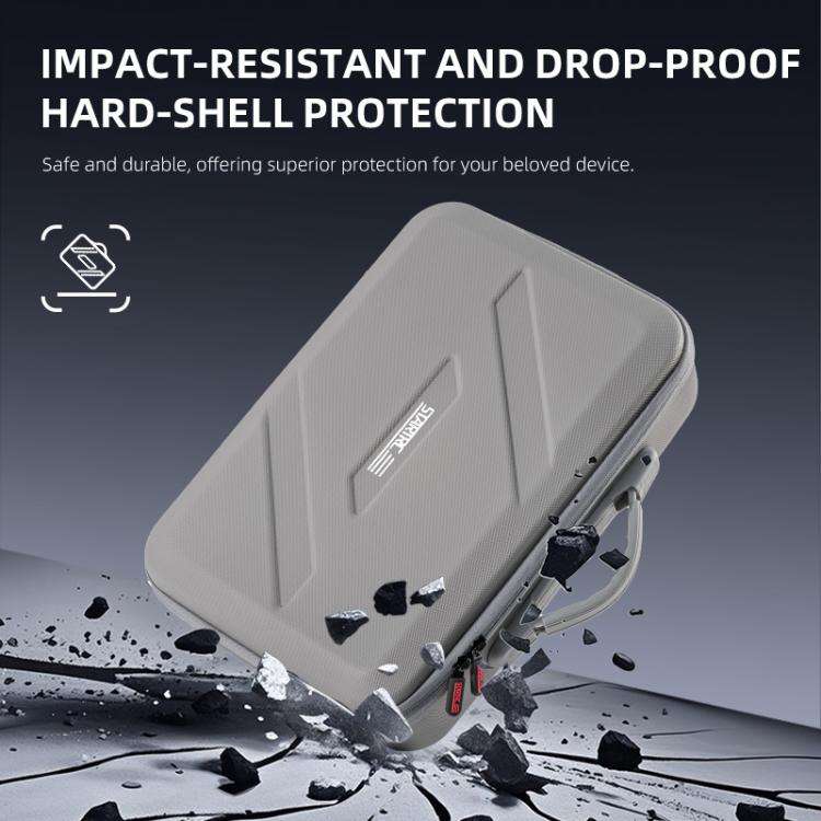 For DJI Mini 5 Pro STARTRC Shoulder PU Storage Bag Handbag (Grey)