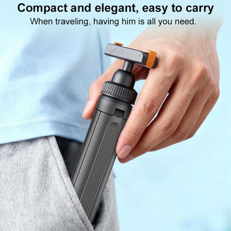 VT-09 Magnetic Handheld Selfie Stick Mini Desktop Telescopic Tripod for DJI Action 6 / 5 Pro / 4 ...