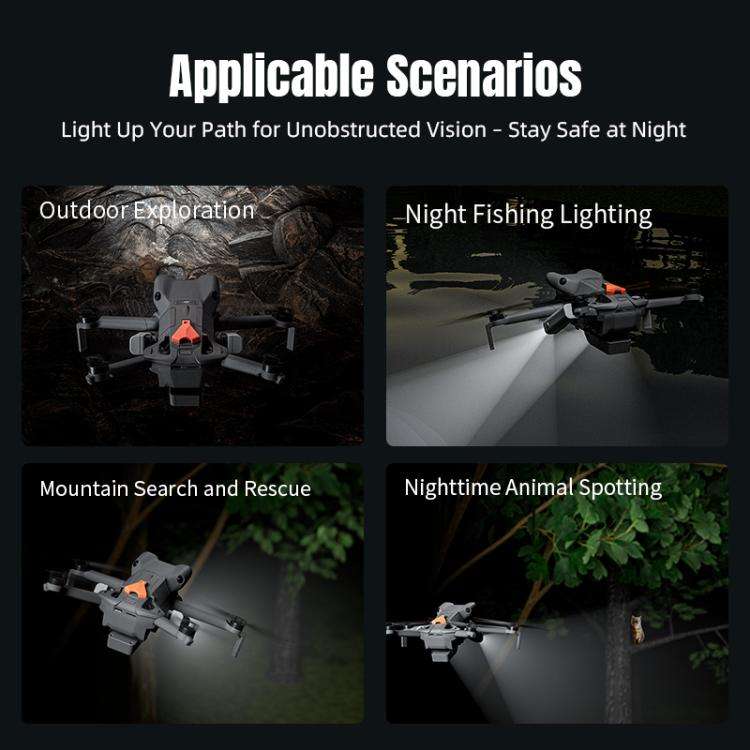 For DJI Mini 5 Pro STARTRC Night Navigation Searchlight LED Flashlight Rechargeable Refill Lighti...