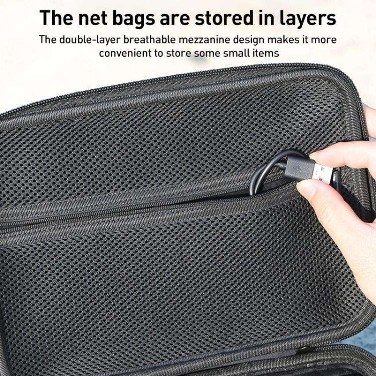 For DJI Osmo Action 5 Pro / 4 / 3 Hand Strap Shoulder Bag Camera and Accessories PU Storage Bag (...
