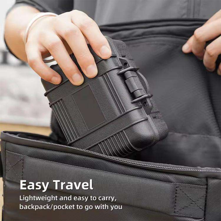 For DJI OSMO Action 5 Pro / 4 / 3 Camera Hard Storage Box Bag Protective Case (Black)