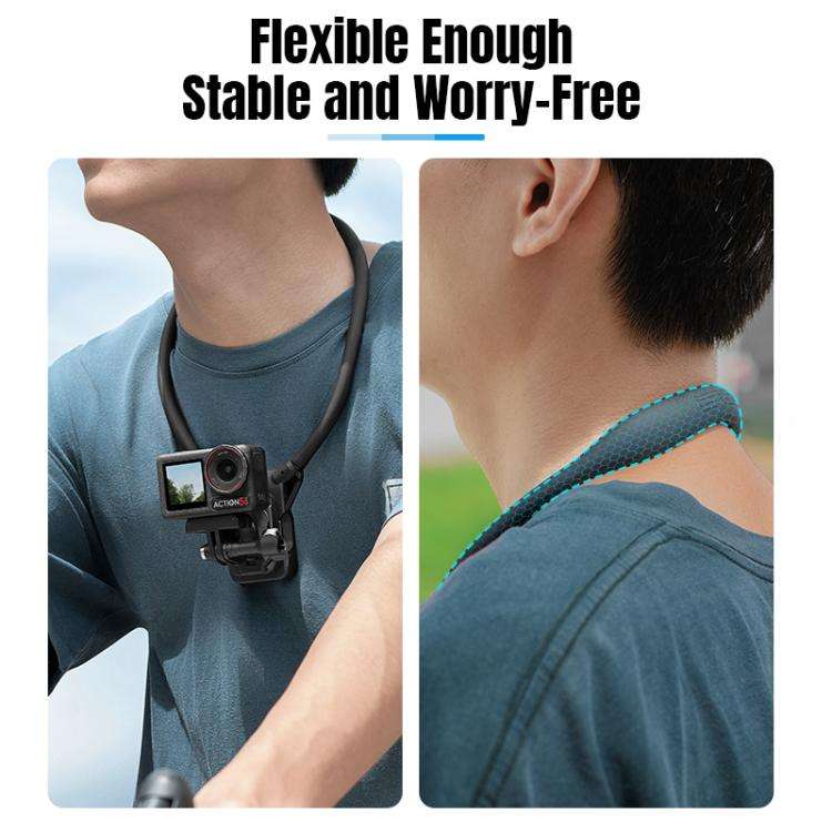 STARTRC Lazy Neck Bracket V3 POV View Mount with Chest Strap (Black)