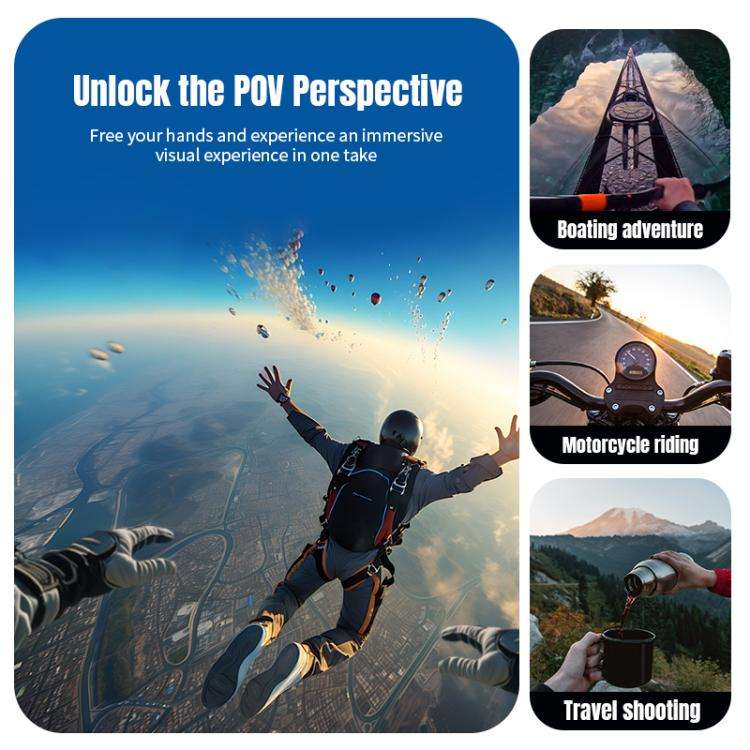 STARTRC Lazy Neck Bracket V3 POV View Mount with Chest Strap (Black)