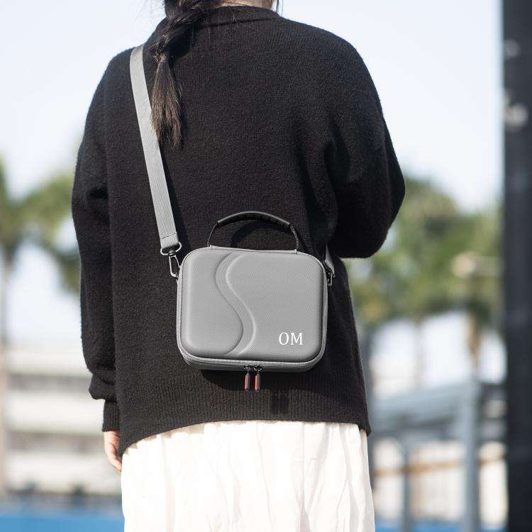 For DJI Osmo Mobile 7 / 7P / 8 STARTRC Portable Shockproof Waterproof PU Case Bag (Grey)