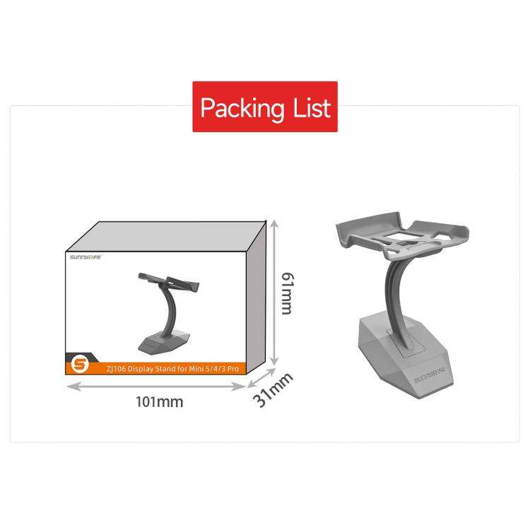 For DJI Mini 5 Pro / 4 Pro / 3 Pro Sunnylife Desktop Display Stand Drone Mount Exhibition Base Br...