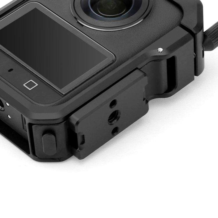 For DJI Osmo 360 YELANGU CNC Aluminum Horizontal Mounting Plate 1/4-20 Quick Release Expansion Ba...